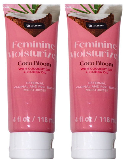 b pure Feminine Moisturize Coconut Oil & Jojoba Oil 4 fl oz (Set of 2)