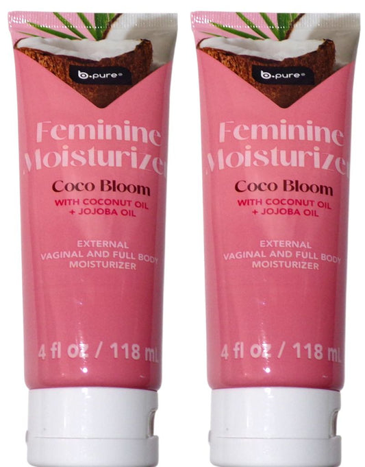 b pure Feminine Moisturize Coconut Oil & Jojoba Oil 4 fl oz (Set of 2)