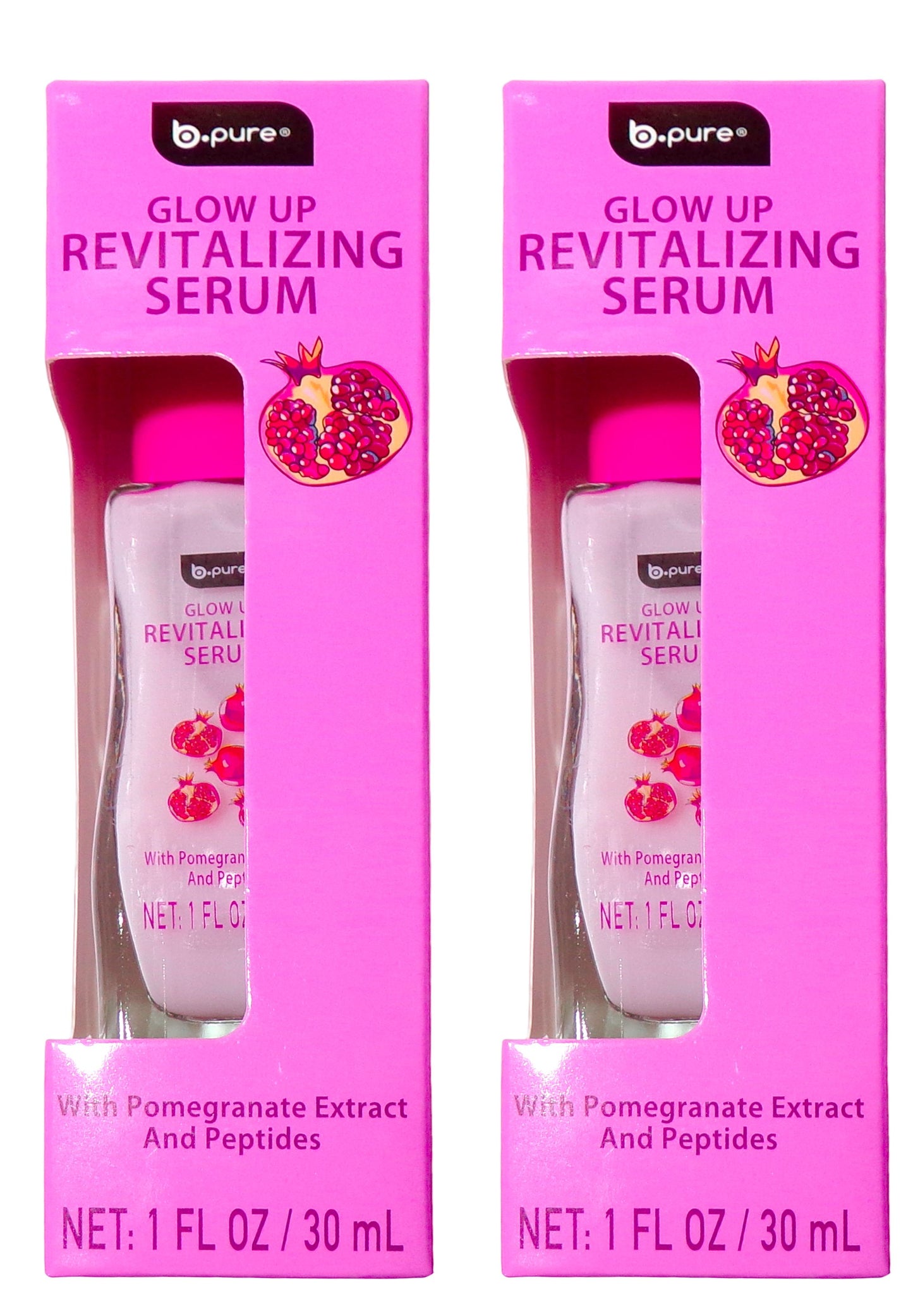 B-pure Glow Up Smoothing Serum - Strawberry Extract 1oz (Set of 2)