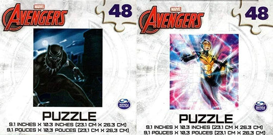 Marvel Avengers 48 - Piece Jigsaw Puzzle (Set of 2)