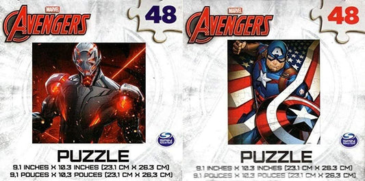 Marvel Avengers -48 Piece Jigsaw Puzzle (Set of 2) v.2