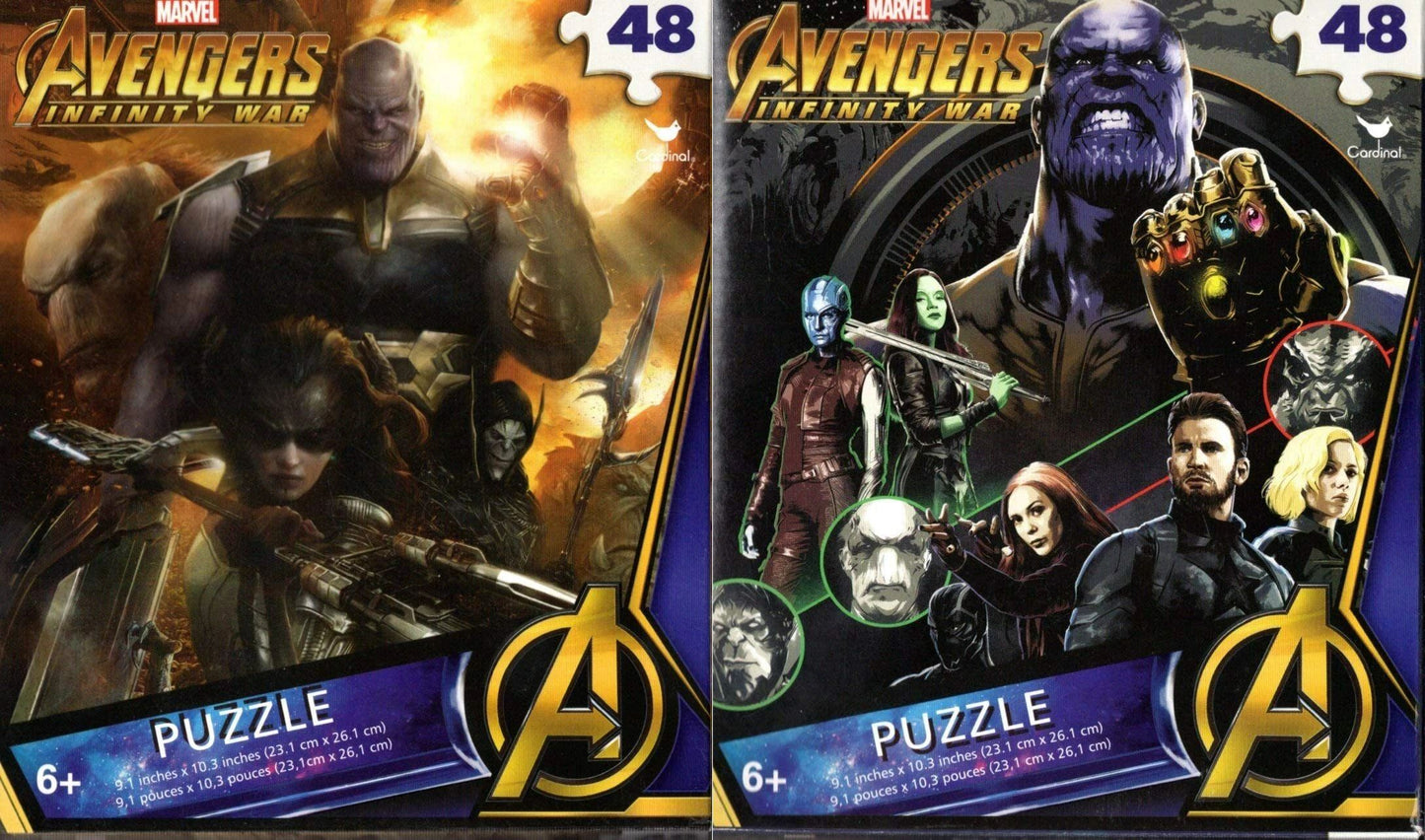 Marvel Avengers - 48 Pieces Jigsaw Puzzle (Set of 2) v12