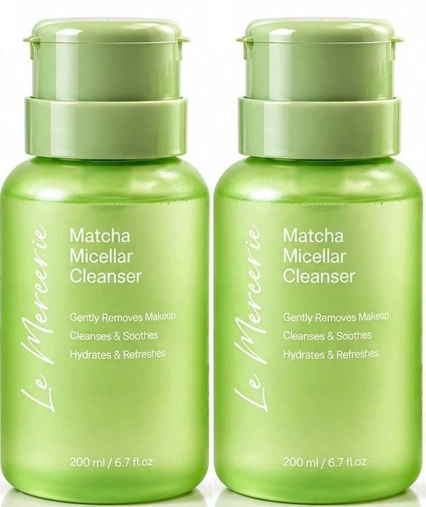 Le Mercerie Matcha Micellar Cleanser 6.7 fl oz / 200 ml (2-Pack)