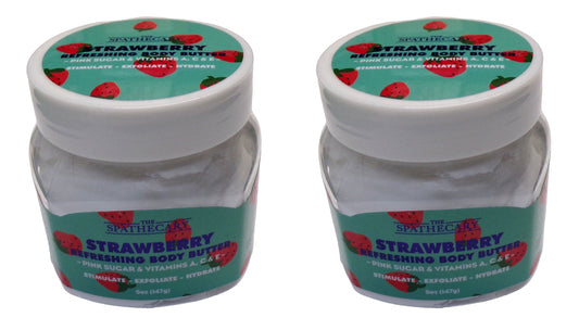 THE SPATHECARY Strawberry Refreshing Body Butter 5oz (Set of 2)