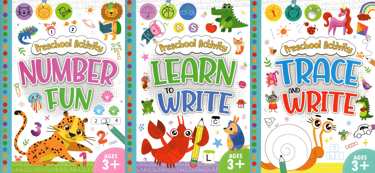 Preschool Activity Series (Number Fun / Learn to Write / Trace and Write)