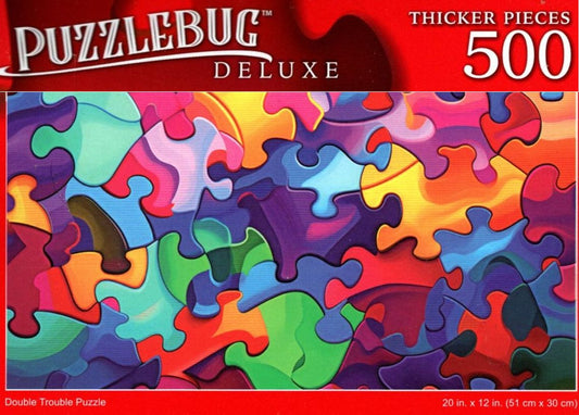 Double Trouble Puzzle - 500 Pieces Deluxe Jigsaw Puzzle
