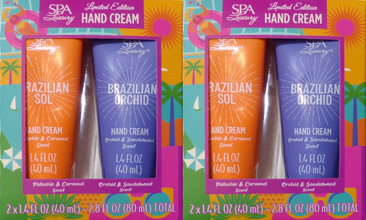 Spa Luxury Limited Edition Hand Cream - Brazilian Sol & Brazilian Orchid (Set)