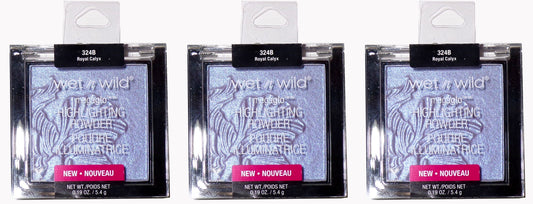 Wet n Wild MegaGlo Highlighting Powder Royal Calyx 324B 0.19 oz (Set of 3)