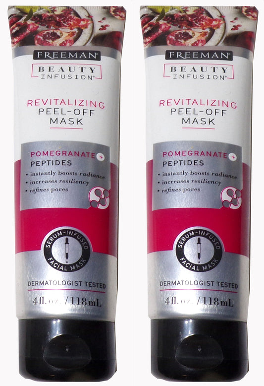 Freeman Beauty Infusion Revitalizing Pomegranate Peel-off Face Mask 4 fl/oz Set