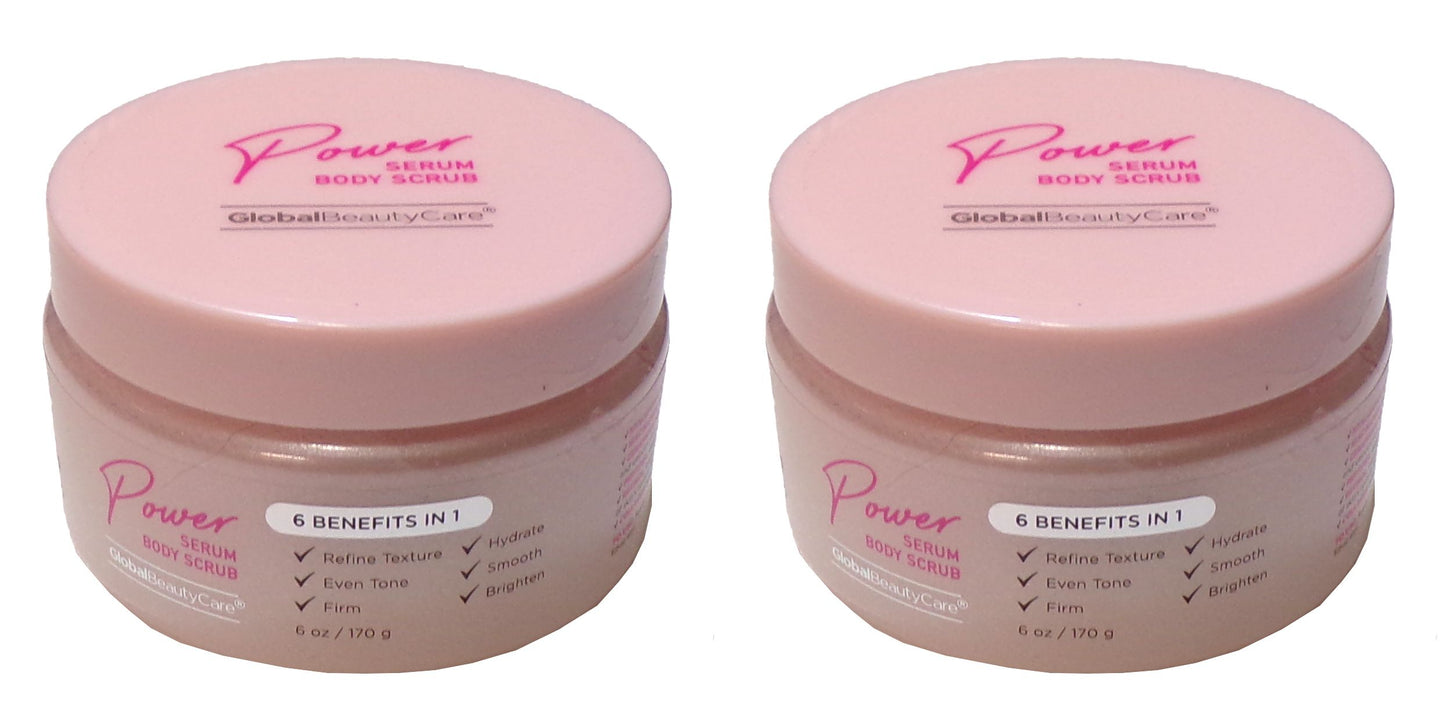 Global Beauty Care Body Scrub -Power Serum 6 Benefits in 1 6 oz / 170 g