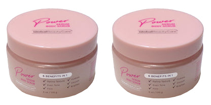 Global Beauty Care Body Scrub -Power Serum 6 Benefits in 1 6 oz / 170 g