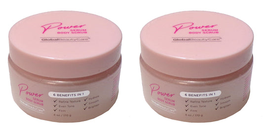 Global Beauty Care Body Scrub -Power Serum 6 Benefits in 1 6 oz / 170 g