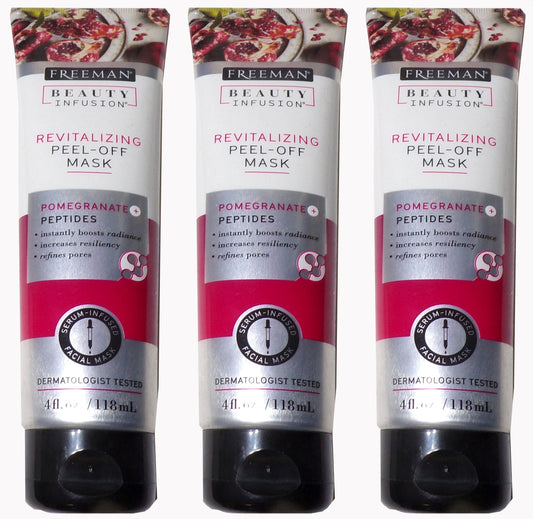 Freeman Beauty Infusion Revitalizing Pomegranate Peel-off Face Mask 4 fl/oz Set
