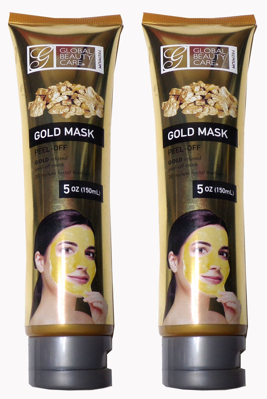 Global Beauty Care Peel-Off Gold Mask 5oz (Set of 2)