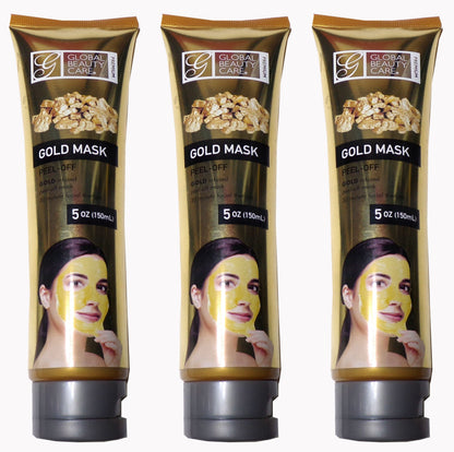 Global Beauty Care Peel-Off Gold Mask 5oz (Set of 3)