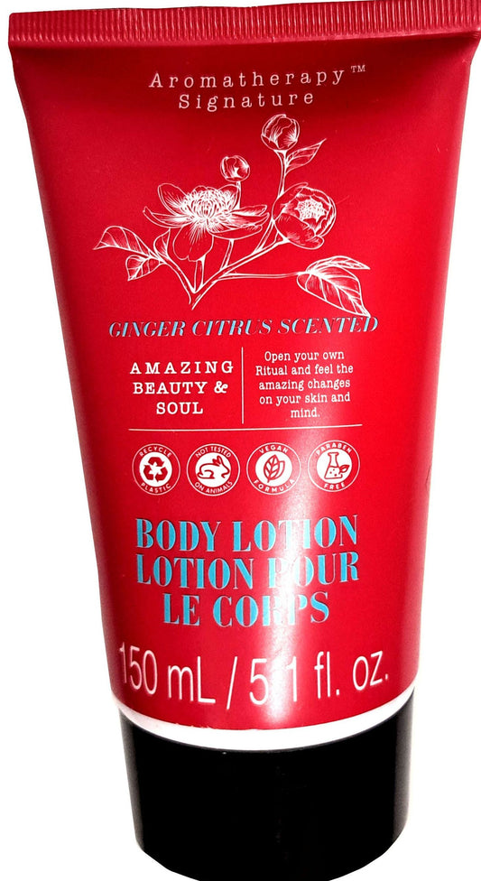 Aromatherapy Signature Body Lotion - Ginger Citrus Scented 5.1fl oz/150ml