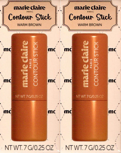 Marie Claire Contour Stick Warm Brown (Set of 2)