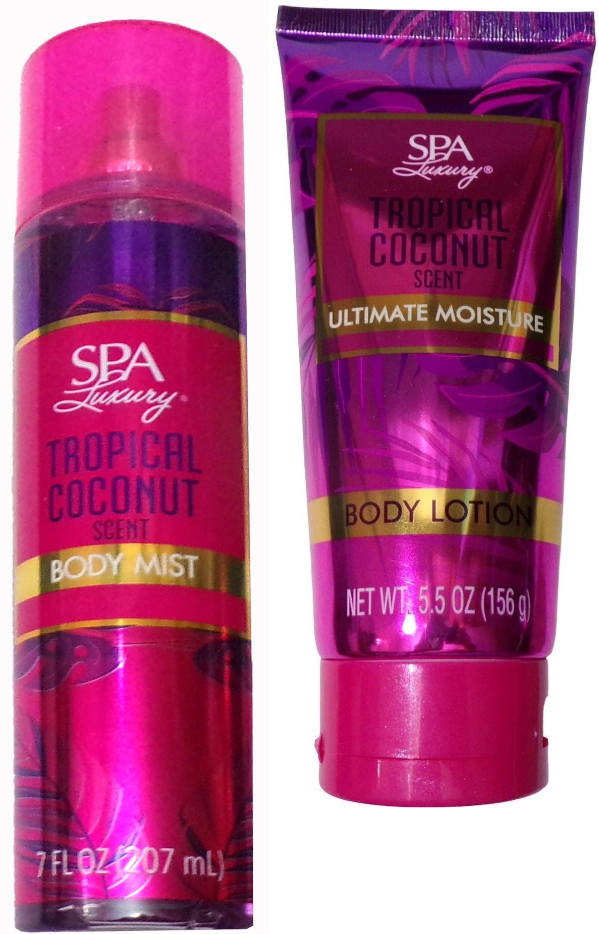 Share Spa Luxury Tropical Coconut Ultimate Moisture - Body Lotion & Body Mist. Set