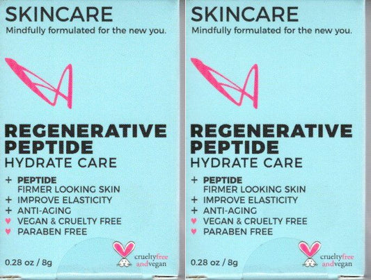 LASplash Skincare Regenerative Peptide Hydrate Care 2-Pack, 0.56 oz.