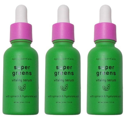Spa Scentials Super Green Vitality Serum 1 FL OZ (Set of 3)