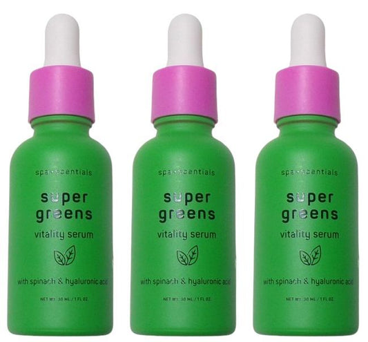Spa Scentials Super Green Vitality Serum 1 FL OZ (Set of 3)
