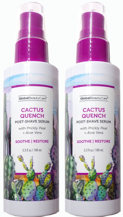 Global Beauty Care Cactus Quench Post-Shave Serum 3.3 fl oz (Set of 2)