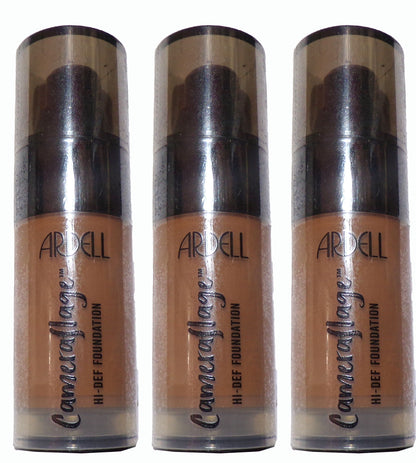 Ardell Beauty Cameraflage Hi-Def Foundation - Dark 11.0 (05328) (Set of 3)