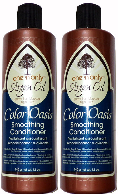 One 'n Only Argan Oil Color Oasis Smoothing Conditioner 12oz (Set of 2)