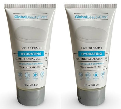 Global Beauty Care Hydrating Foaming Facial Cleanser (Set of 2 Pack)