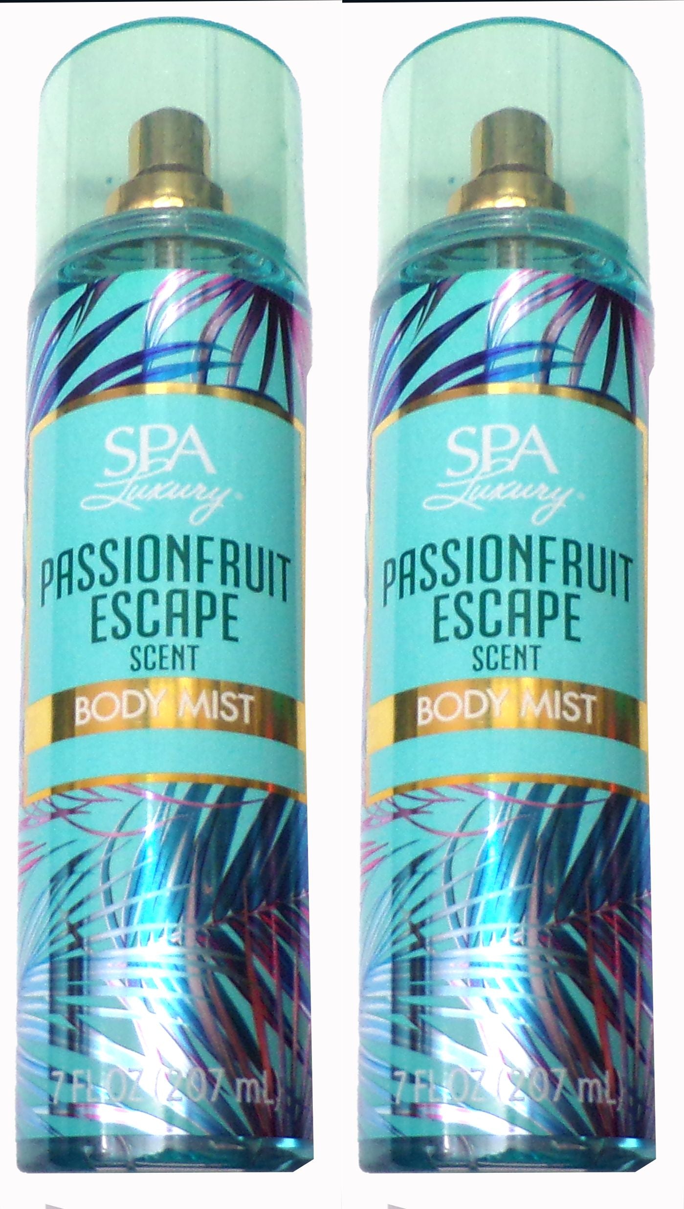 Spa Luxury Passion Fruit Scent Body Mist , 7 fl oz (Set of 2)