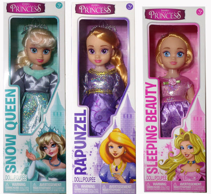 Fairytale Princess - Snow Queen, Rapunzel, Sleeping Beauty - Fairytale Doll