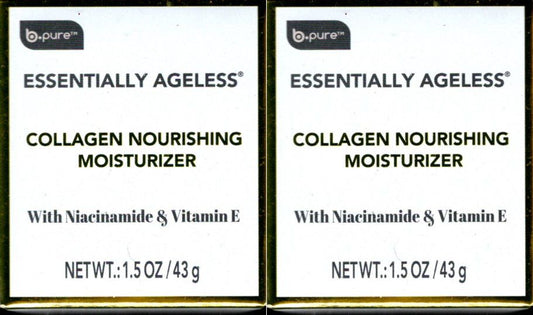 b.pure Essentially Ageless Collagen Nourishing Moisturizer 1.5 oz. Set of 2 Pack