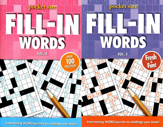 Fill in Words - Sharpen Your Memory, Boost Your Brain (Pocket Size) - Vol.4 - 5