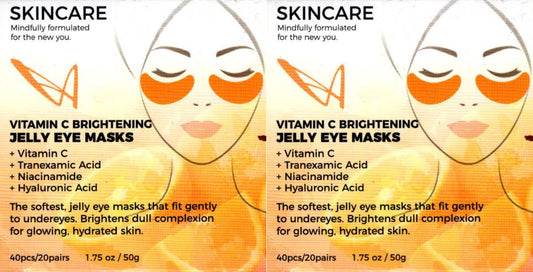 LA Splash Cosmetics Vitamin C Brightening Jelly Eye Masks 40 pcs. 20 pairs (Set)