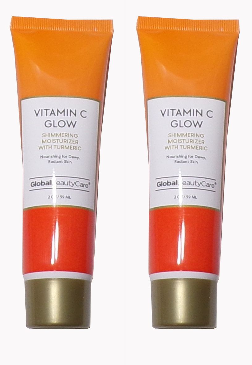 Global Beauty Care Vitamin C Glow Shimmering Moisturizer 1.7fl/oz (Set of 2)