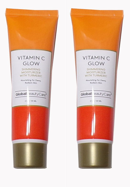 Global Beauty Care Vitamin C Glow Shimmering Moisturizer 1.7fl/oz (Set of 2)