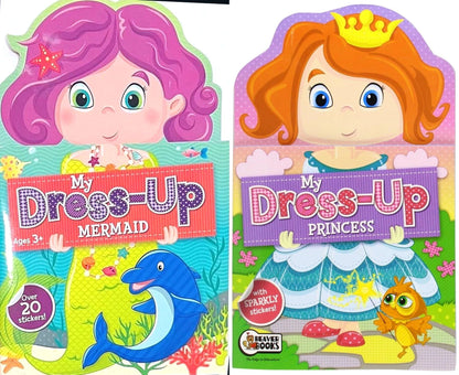 My Dress-Up Mermaid & Princess Paperback Book (Set of 2)