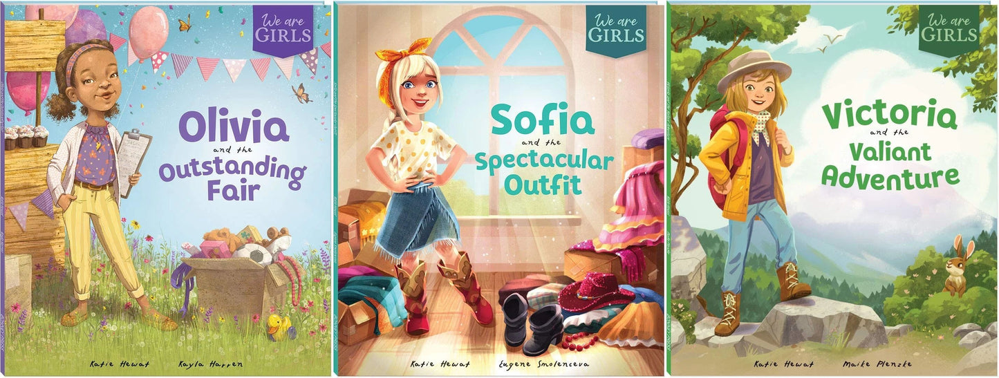 Bonney Press: Victoria, Sofia, Olivia - Children`s Books  (Set of 3 Books)