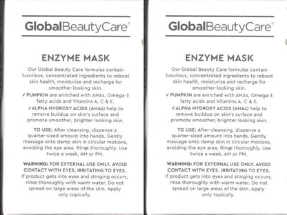 Resurfacing & Exfoliating Enzyme with pumpkin & AHa's 1,7fl oz 50ml (Set of 2 Pack)