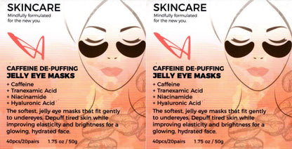 Caffeine de-puffing jelly eye mask-new-40 piece (Set of 2 Packs)