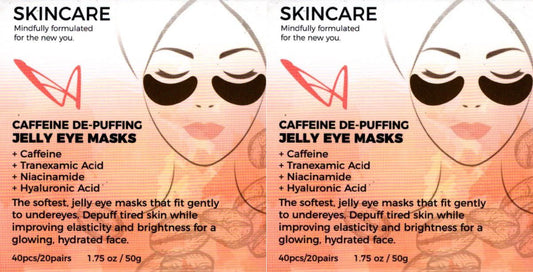Caffeine de-puffing jelly eye mask-new-40 piece (Set of 2 Packs)