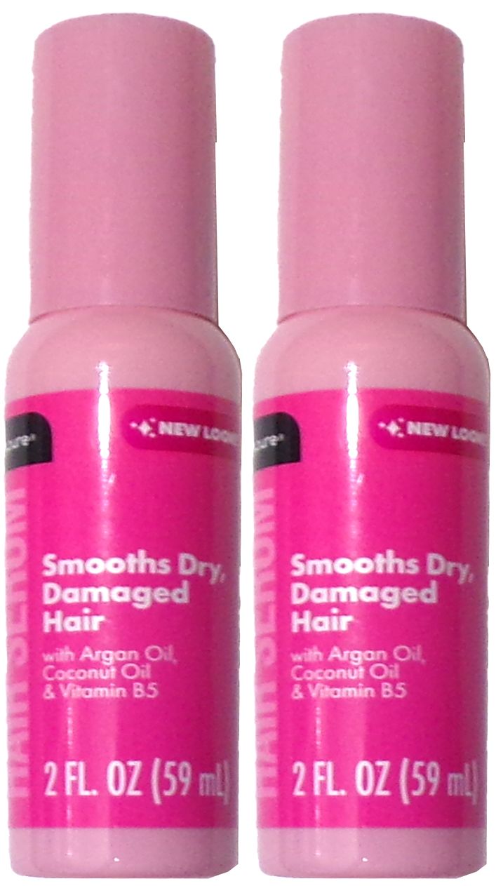 B Pure NEW Hair, Smooths Dry & Damaged Hair! 2 Fl Oz. (Set of 2)