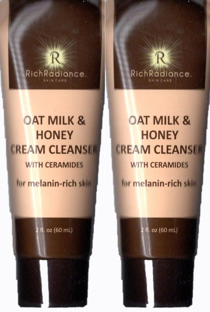 Rich Radiance Oat Milk & Honey Cream Cleanser with Ceramides (Set of 2)