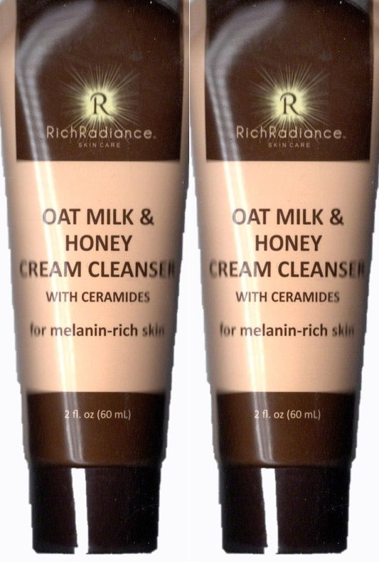 Rich Radiance Oat Milk & Honey Cream Cleanser with Ceramides (Set of 2)