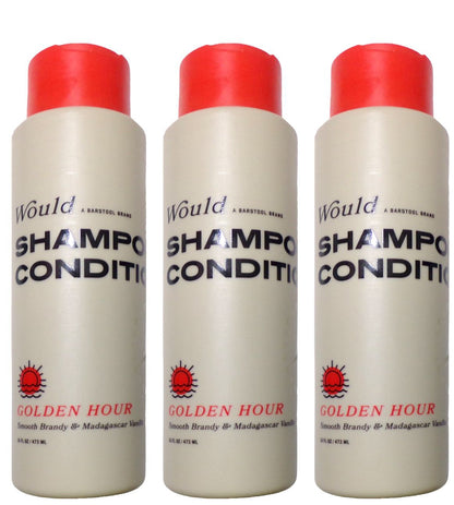 Would A Barstool Brand 2 in 1 Shampoo and Conditioner Golden Hour 16 oz Set of 3