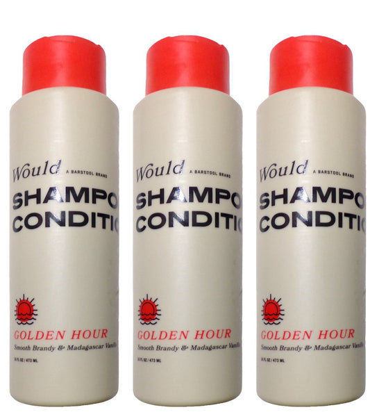 Would A Barstool Brand 2 in 1 Shampoo and Conditioner Golden Hour 16 oz Set of 3