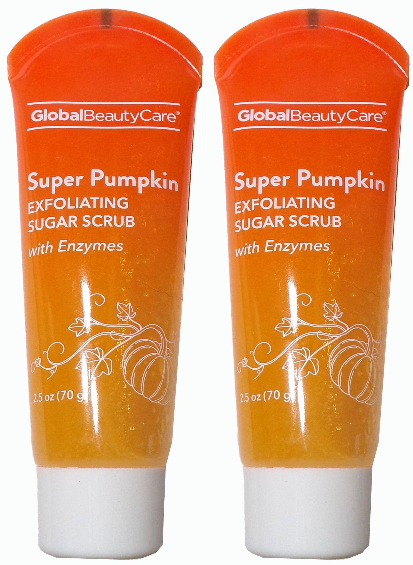 Global Beauty Care Super Pumpkin Exfoliating Sugar Scrub with Enzymes 2.5 oz