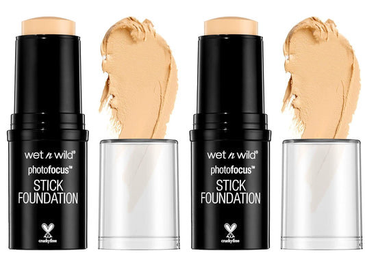wet n wild Photo Focus Matte Foundation Stick Makeup, Porcelain | Vegan & Cruelty-Free