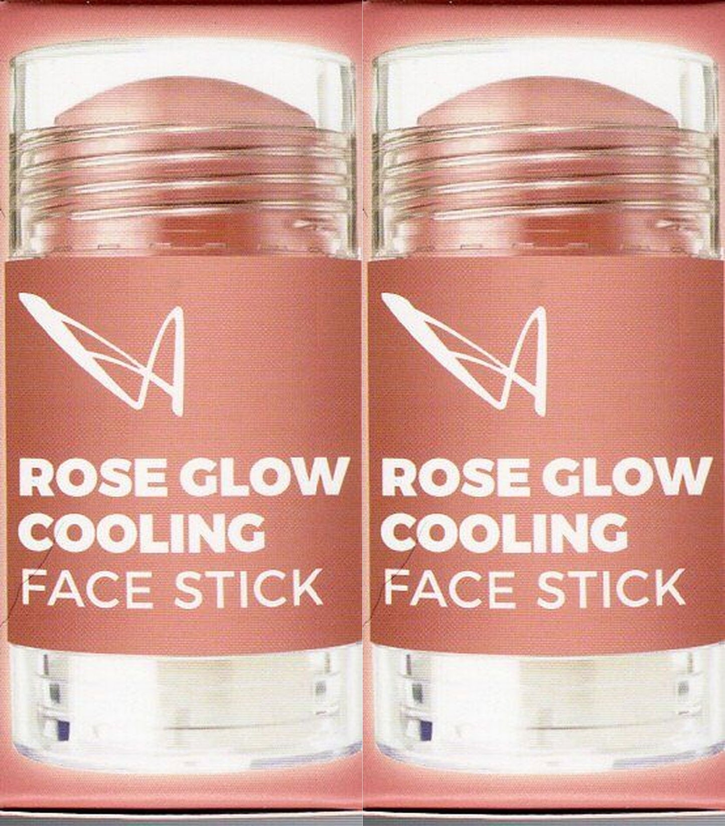 LA Splash Cosmetics Rose Glow Cooling Face Stick (Set of 2)