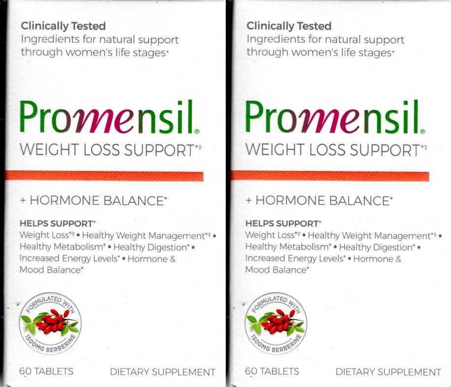 Promensil Weight Loss Support + Hormone Balance Dietary Supplement (Set of 2)